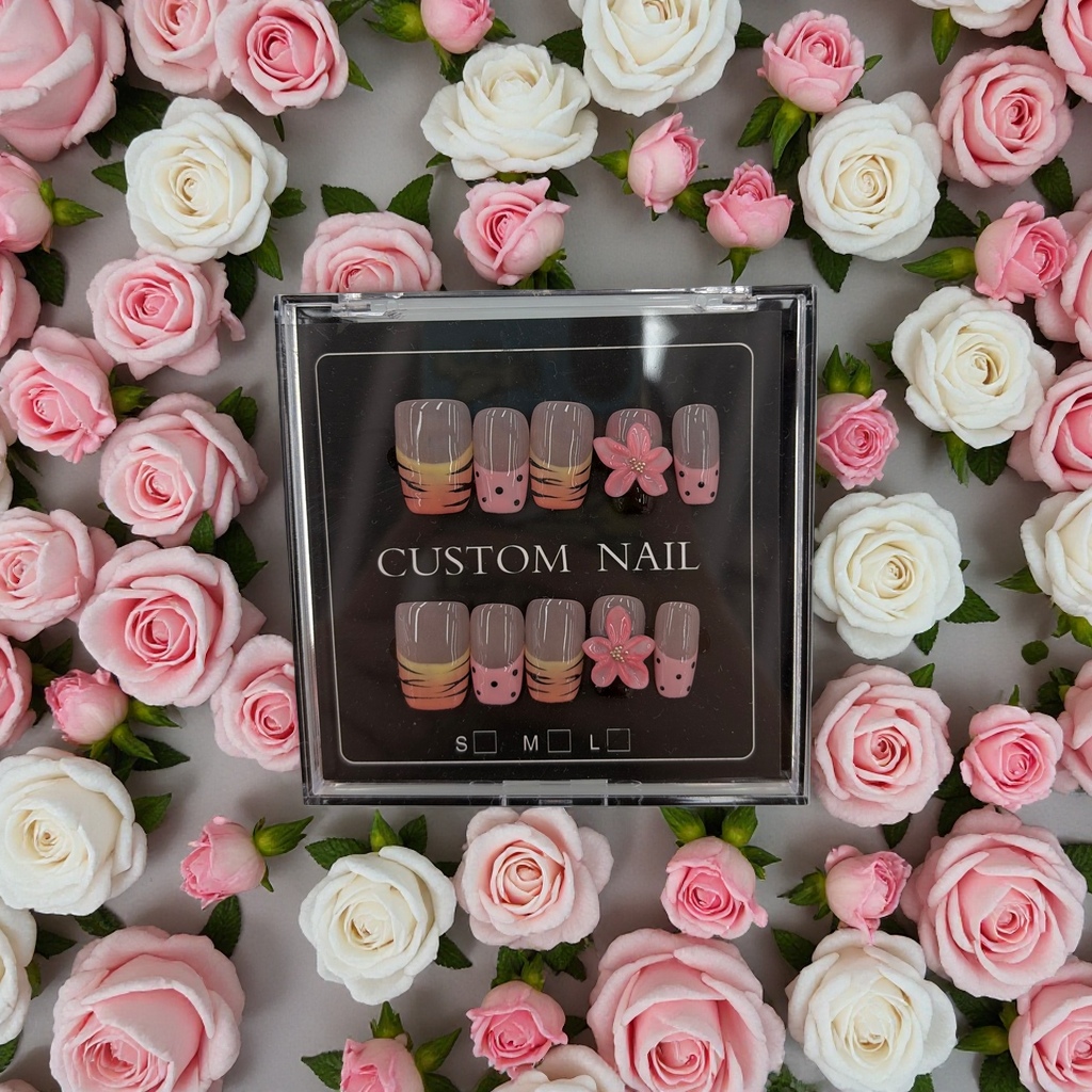 Korean-style nail patches, removable nail pads and fashionable nail polish gel set