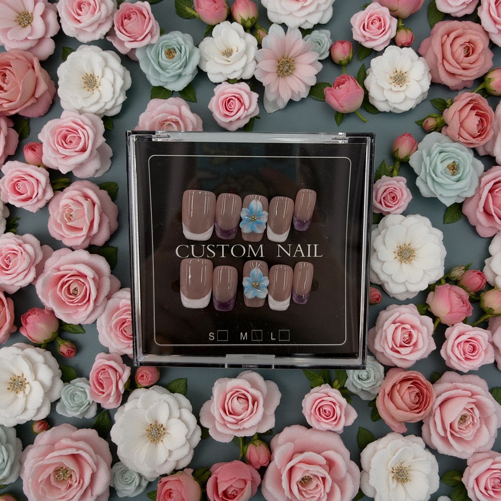 Wearable nail art patches are detachable and durable. New fashionable nail stickers. 161131837