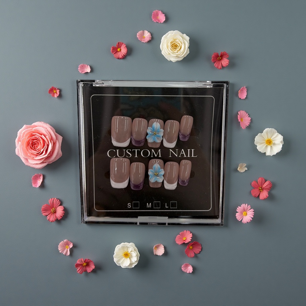 Wearable nail art patches are detachable and durable. New fashionable nail stickers. 161131837 Application Scenario