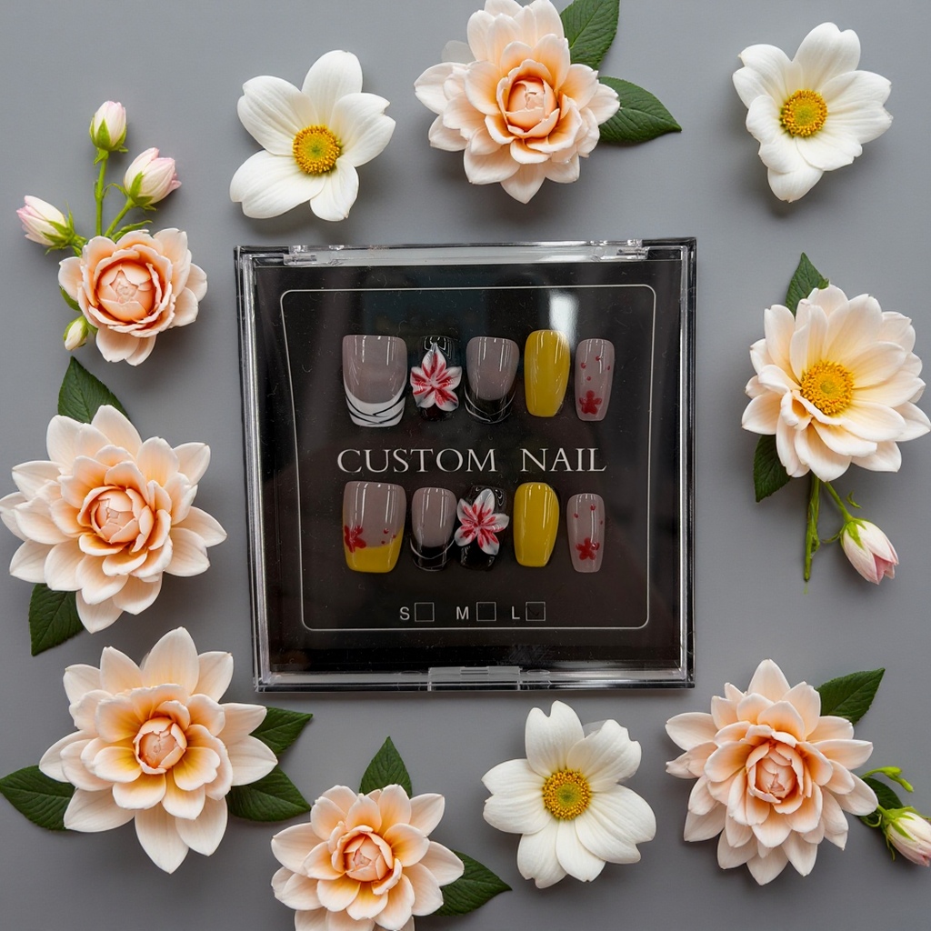 Wearable nail nail patches, removable nail patches, nail glue, nail polish glue, nail patch set 161454936 Specification image