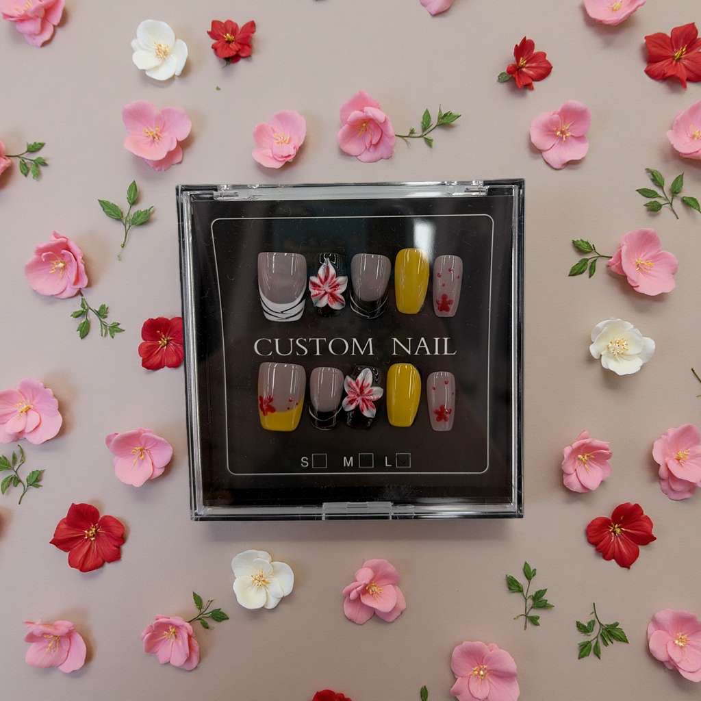 Wearable nail nail patches, removable nail patches, nail glue, nail polish glue, nail patch set 161454936 details Picture