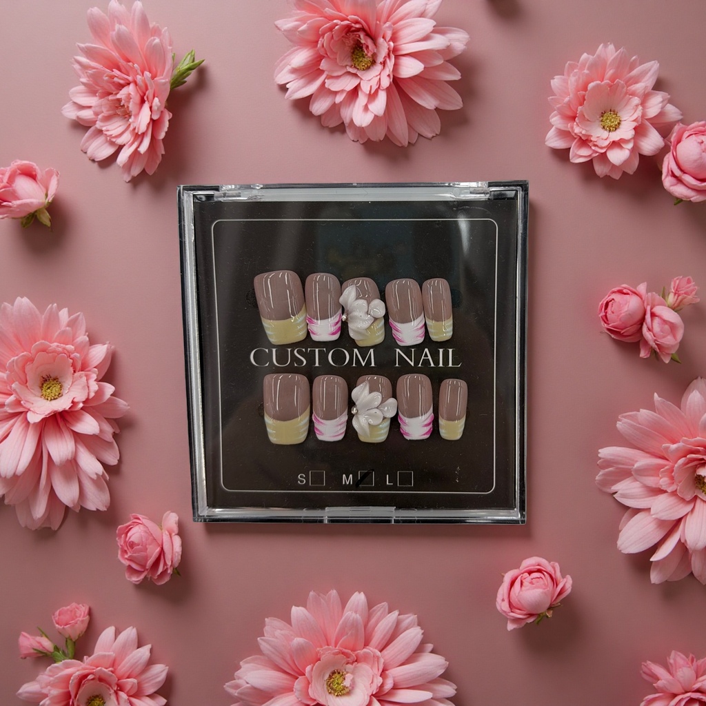 Wearable nail nail patches, removable nail patches, glitter crystal nail polish glue set, 120 pieces Application Scenario