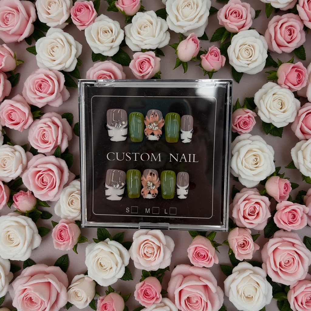 Wearable nail nail patches, detachable nail patches, nail glue, nail polish glue, nail patch set 162005510