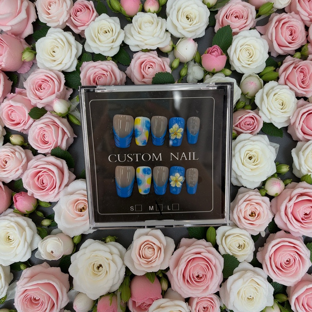 Wearable nail nail patches are detachable and durable. New fashionable nail patches. 162115983