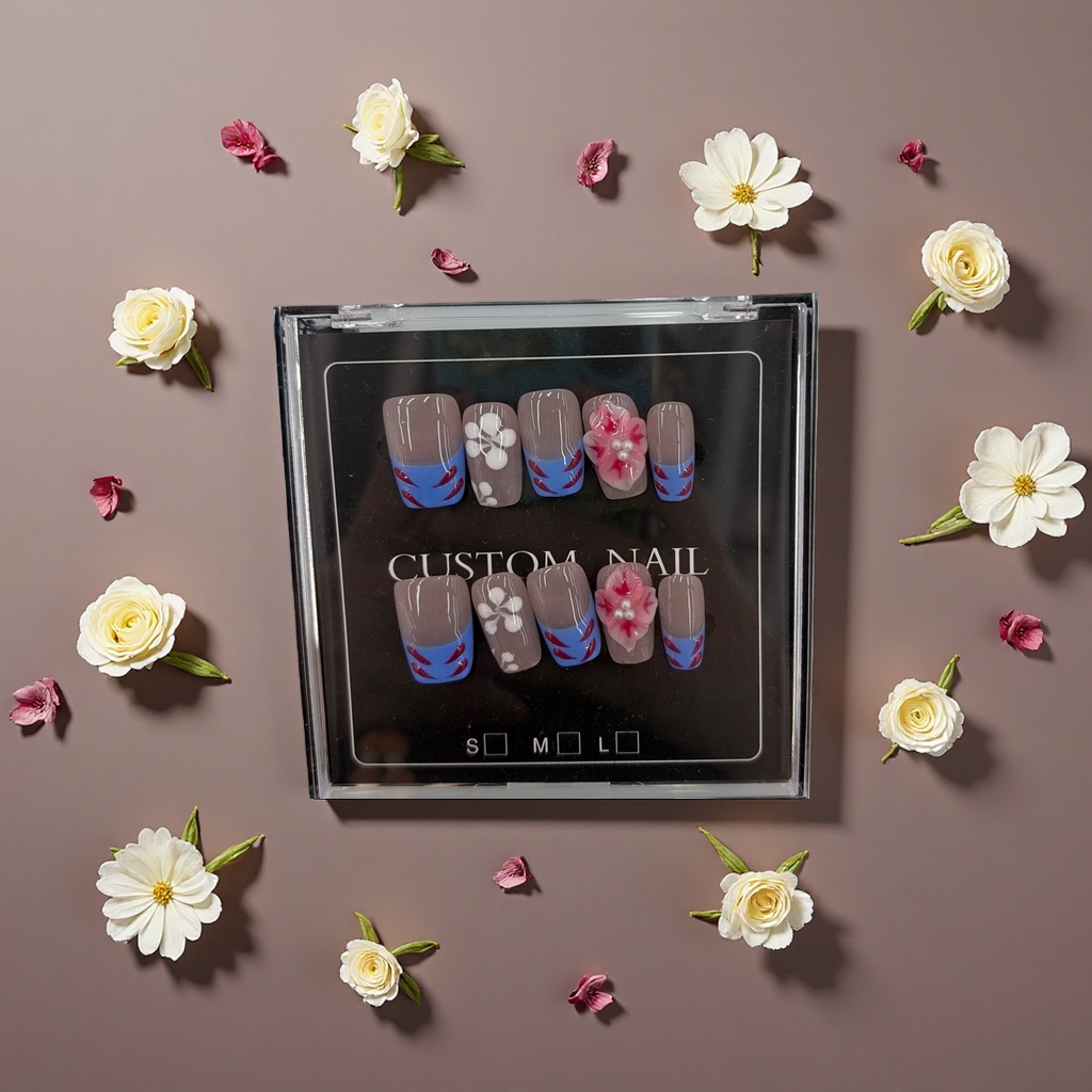 Wearable nail art patches, removable nail art pieces, nail art tool set, home nail art materials 162630696 Specification image