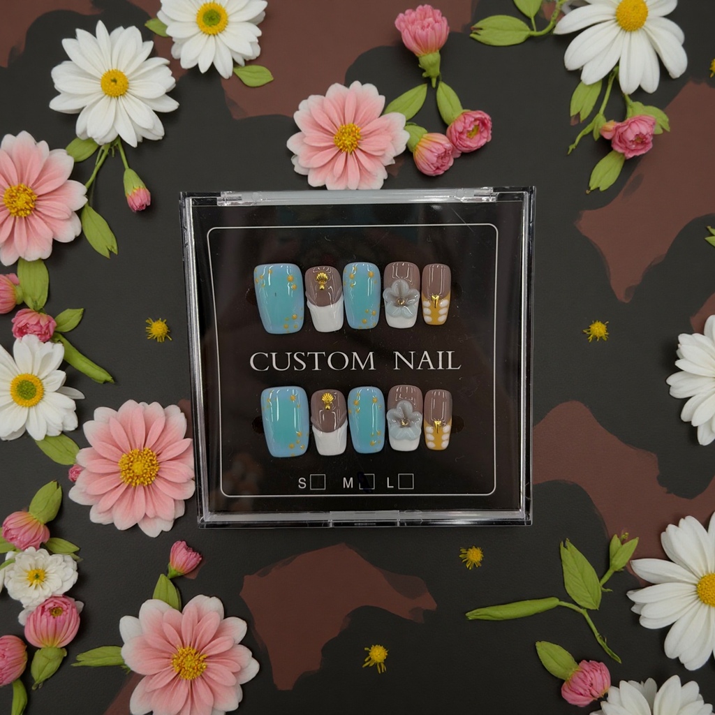 Wearable nail art patches, removable nail art pieces, nail art tool set, home nail art materials 162700200 details Picture