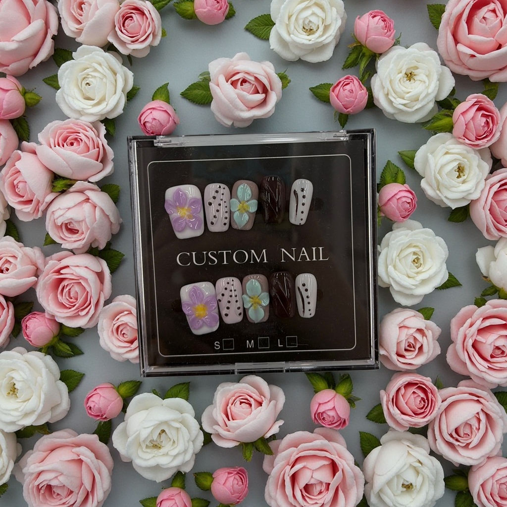 Wearable nail nail stickers are detachable and long-lasting. New fashionable and versatile nail stickers