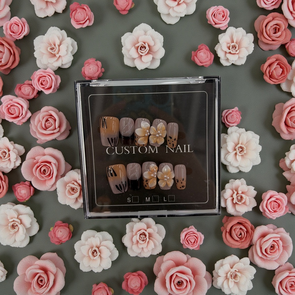 Wearable nail art patches, removable nail art pieces, nail art tool set, home nail art materials 162959652