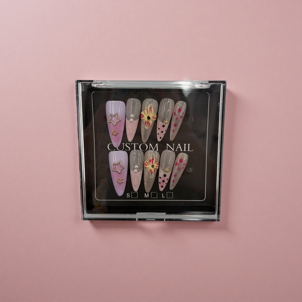 Wearable nail nail patches, removable nail patches, nail glue, nail polish glue, nail patch set: 163229084 Application Scenario