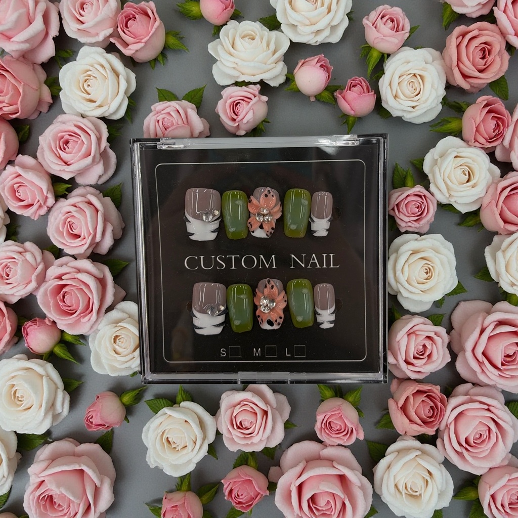Wearable nail nail patches, removable nail patches, diamond nail patches, 100 pieces set, 163421302