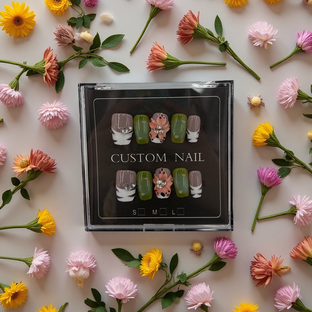 Wearable nail nail patches, removable nail patches, diamond nail patches, 100 pieces set, 163421302 Specification image
