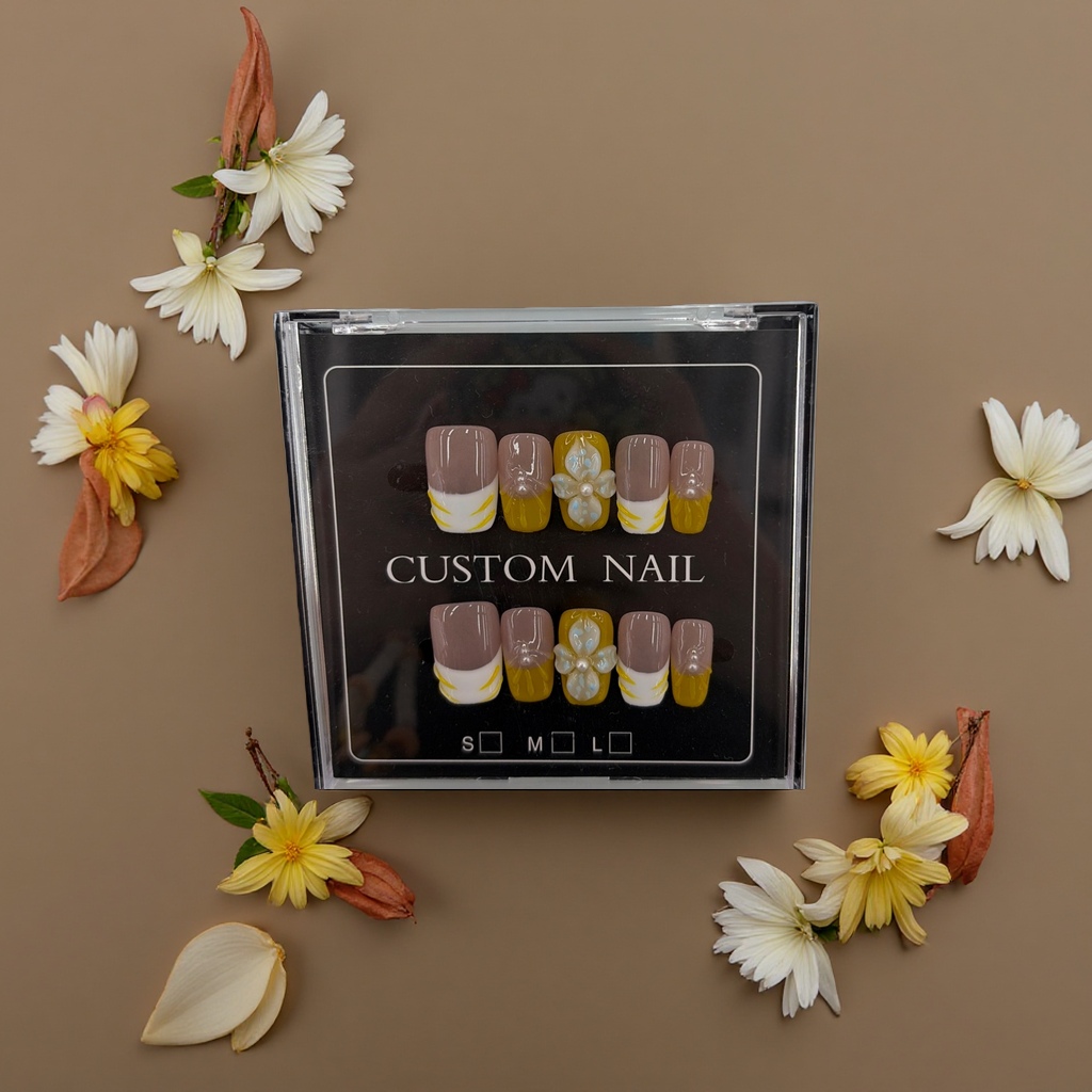 Wearable nail nail patches, removable nail patches, diamond nail patches, glue set details Picture