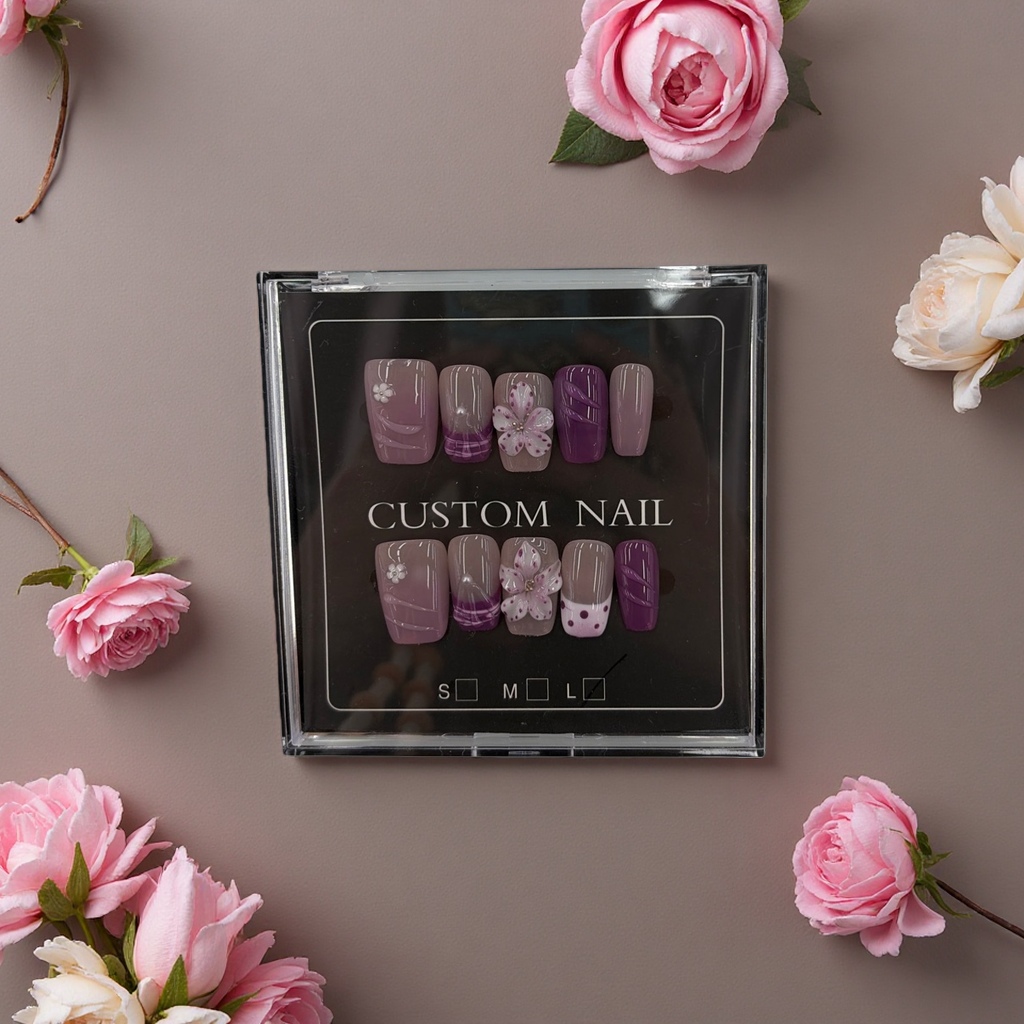 Wearable nail nail patches, removable nail patches, diamond nail patches, 100 pieces set, 163635493 Application Scenario