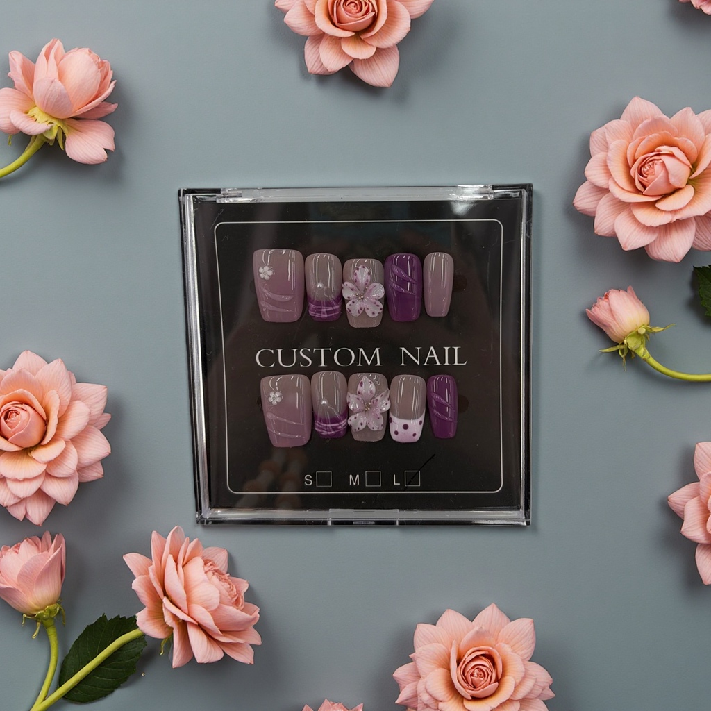Wearable nail nail patches, removable nail patches, diamond nail patches, 100 pieces set, 163635493 Specification image