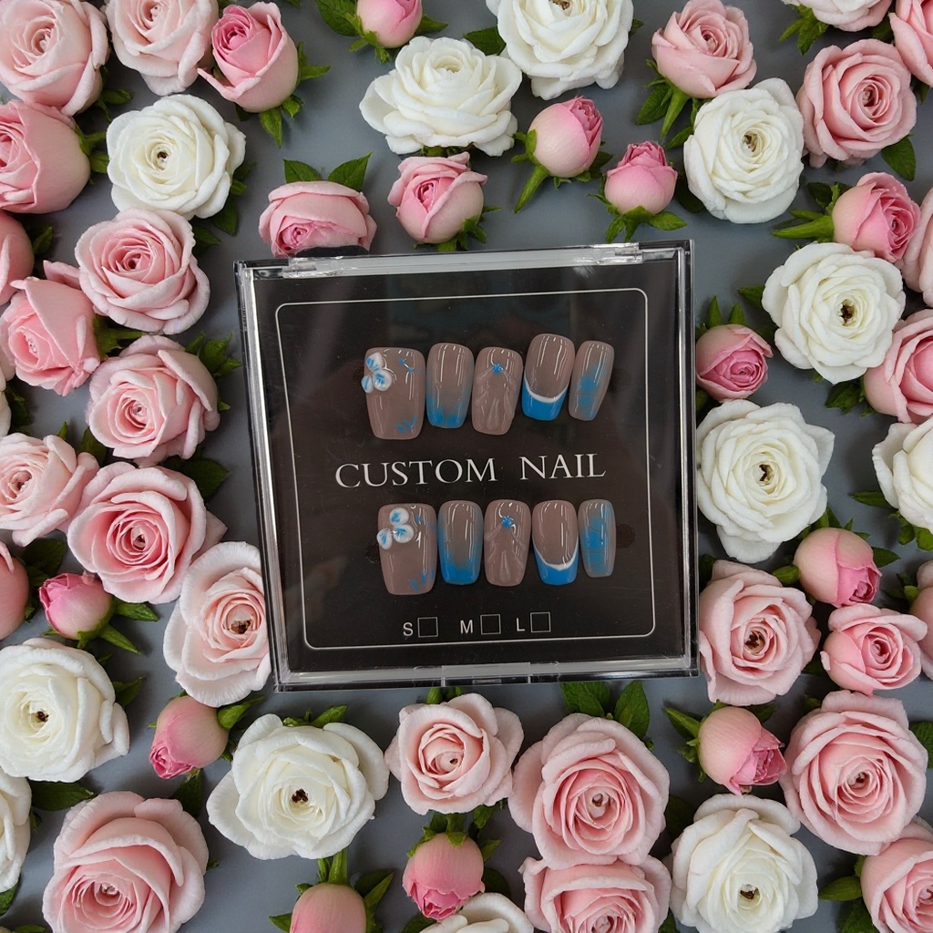 Wearable nail art patches, removable nail art pieces, nail art tool sets, home nail art materials. 163846703