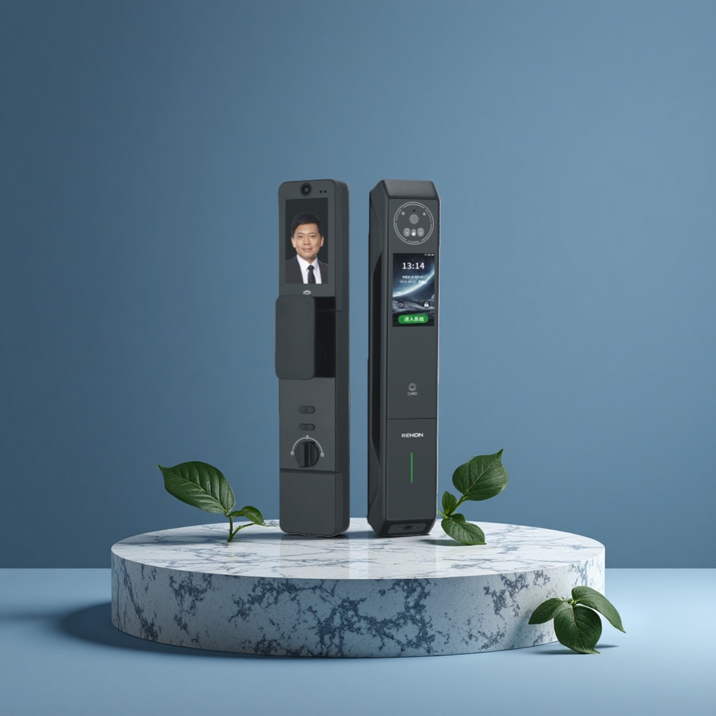 FACERECOGNITION SMART LOCK掌静脉识别人脸识别指纹识别智能锁W8R