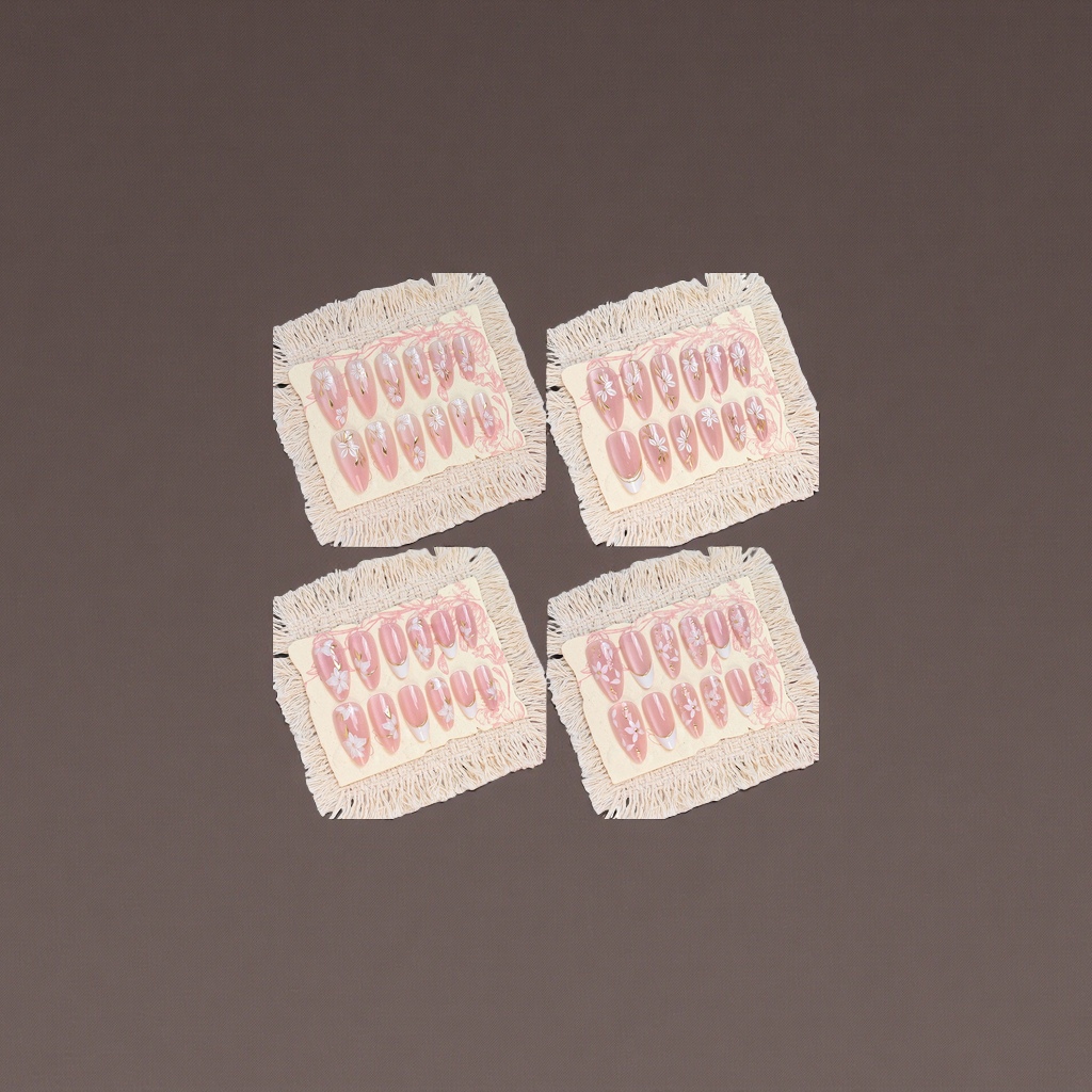 Wearable nail art patches, removable nail art pieces, nail art tool set, home nail art materials 205258001