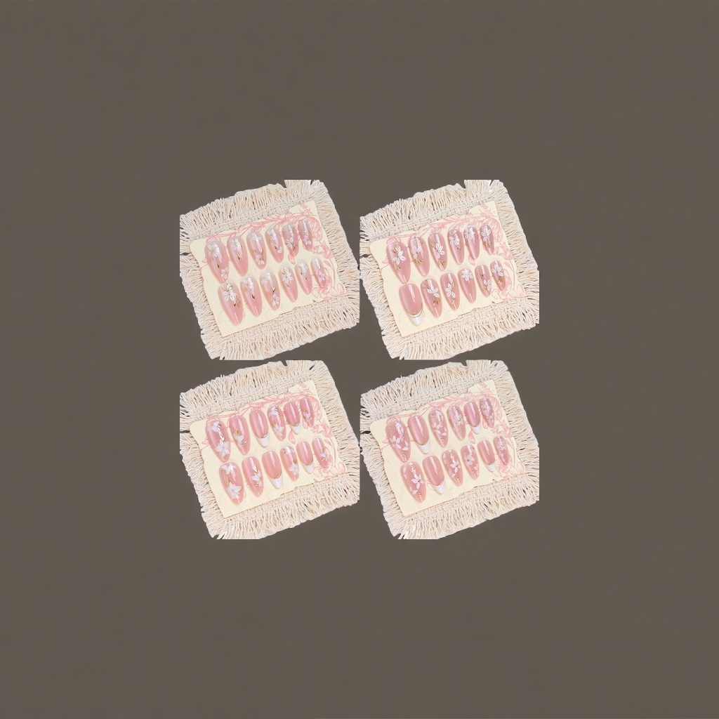 Wearable nail art patches, removable nail art pieces, nail art tool set, home nail art materials 205258001 details Picture