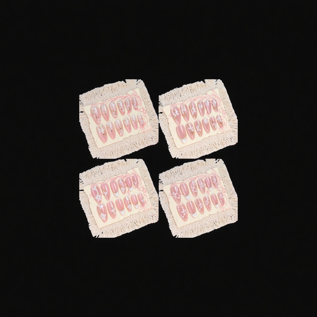 Wearable nail art patches, removable nail art pieces, nail art tool set, home nail art materials 205258001 Application Scenario