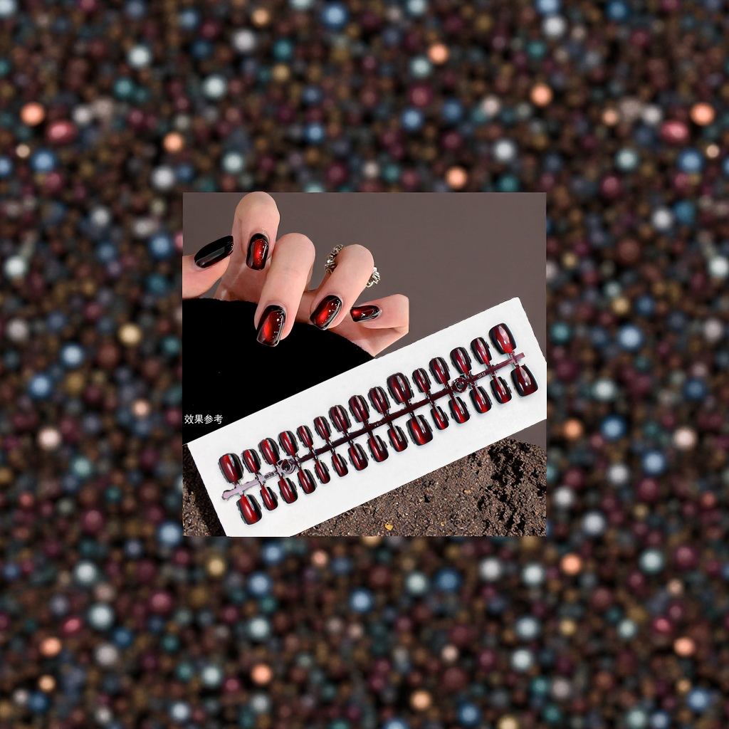 Wearable nail art patches, removable nail art pieces, nail art materials, nail piece set Specification image