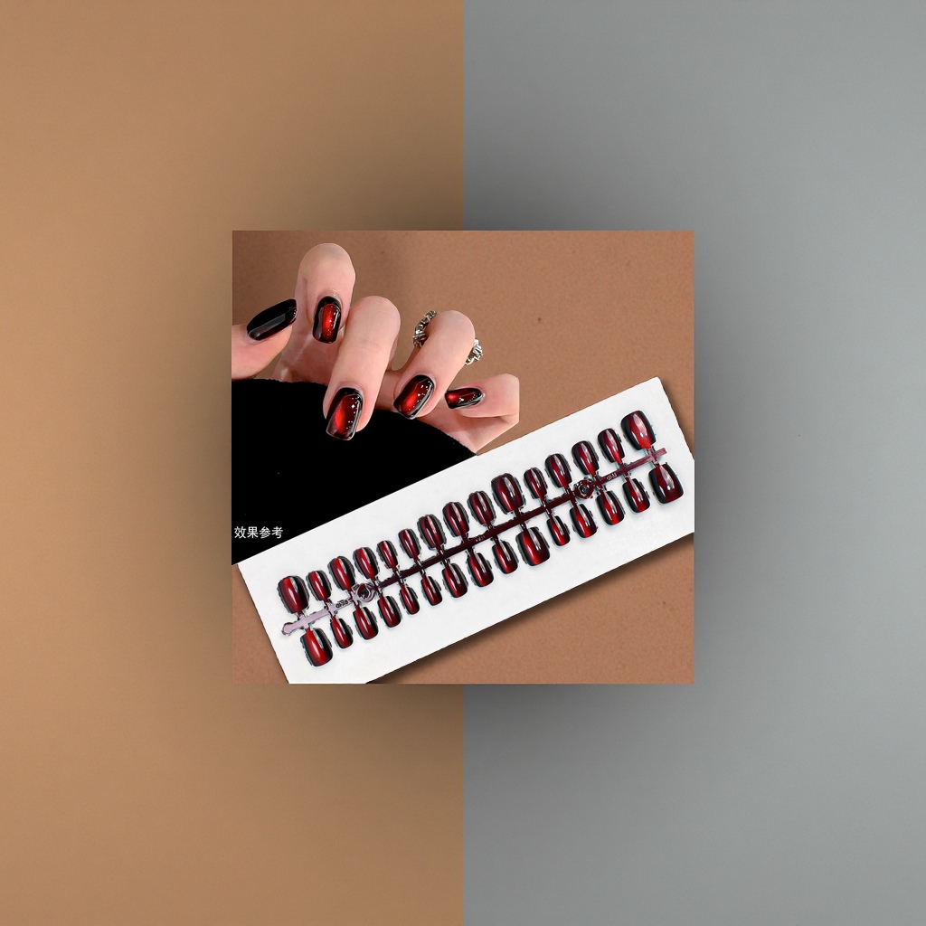Wearable nail art patches, removable nail art pieces, nail art materials, nail piece set Application Scenario