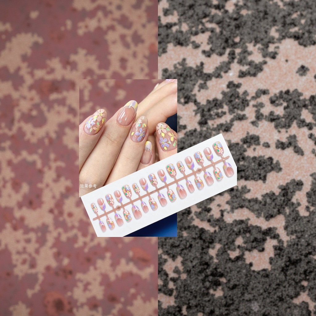 Wearable nail nail patches, removable nail patches, nail glue, nail polish, nail patch set Application Scenario