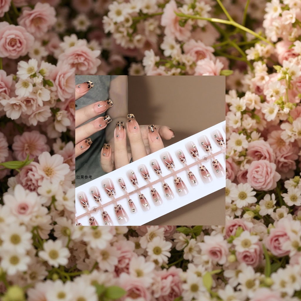 Wearable nail art patches, removable nail art pieces, nail art tool set, home nail art materials 210815919 details Picture