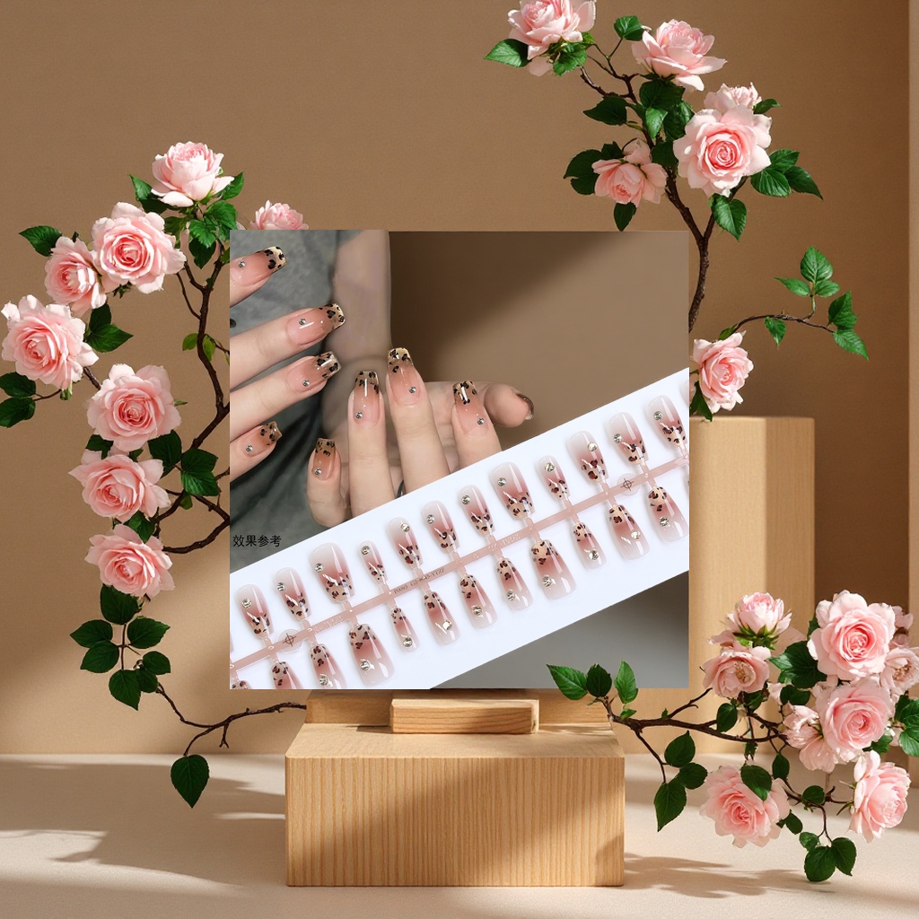Wearable nail art patches, removable nail art pieces, nail art tool set, home nail art materials 210815919