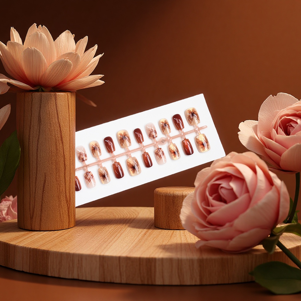 Wearable nail nail patches, removable nail patches, diamond nail patches, 100 pieces set, 210859453 details Picture