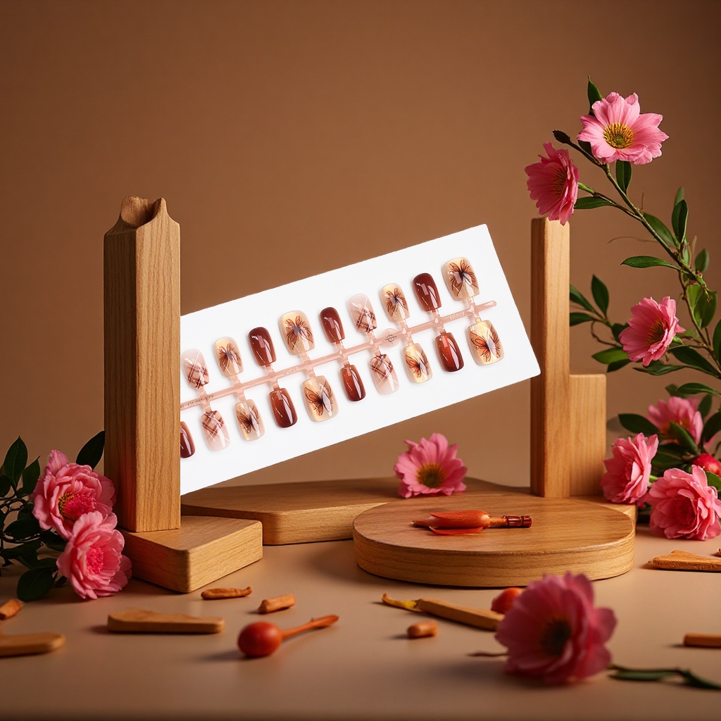 Wearable nail nail patches, removable nail patches, diamond nail patches, 100 pieces set, 210859453 Specification image