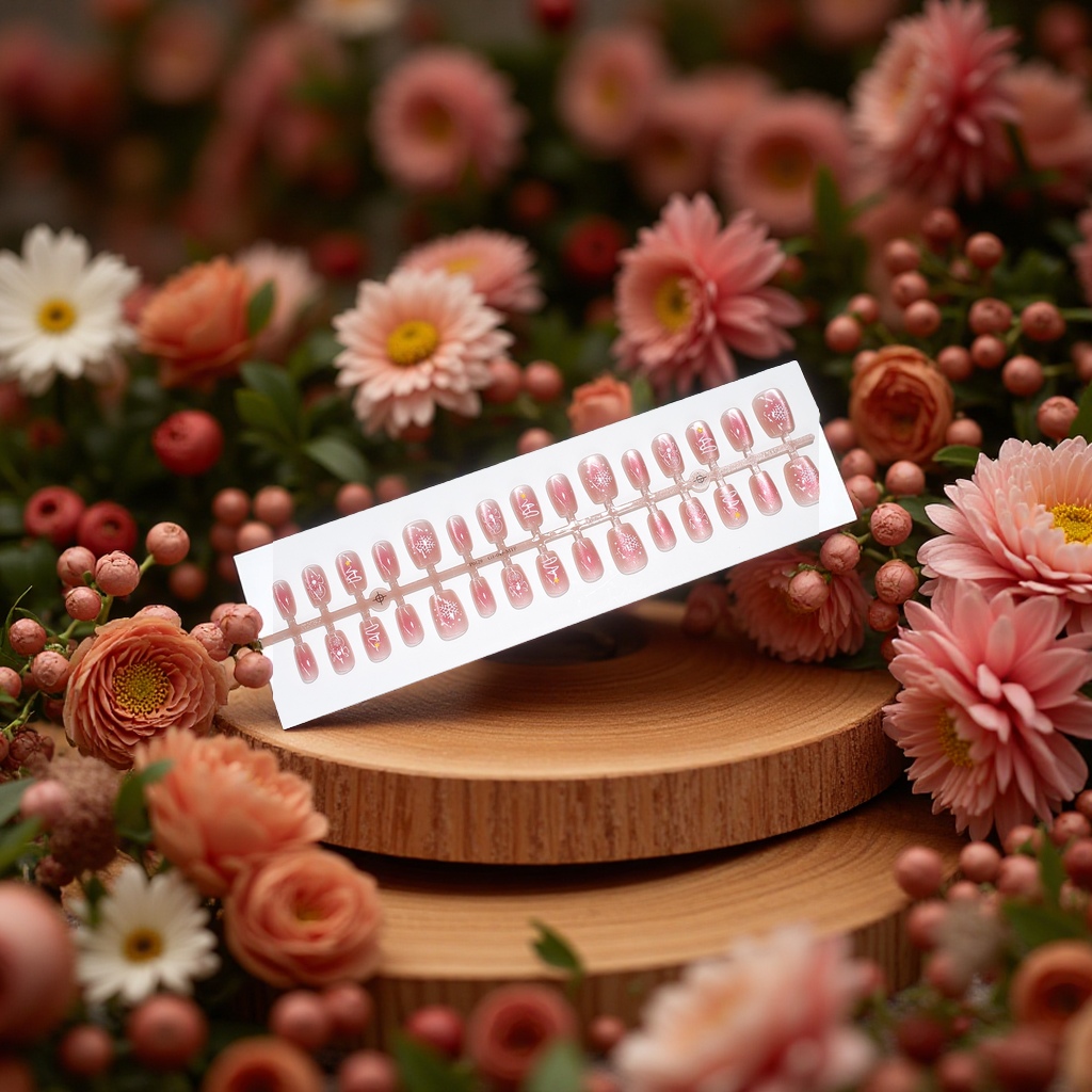 Wearable nail art patches, removable nail art pieces, nail art tool set, home nail art materials 211437746 details Picture
