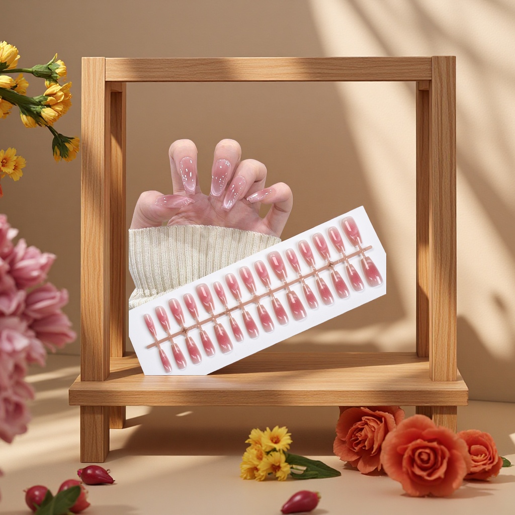 Korean-style nail patches, detachable nail patches, diamond nail patches, 100 pieces set Application Scenario