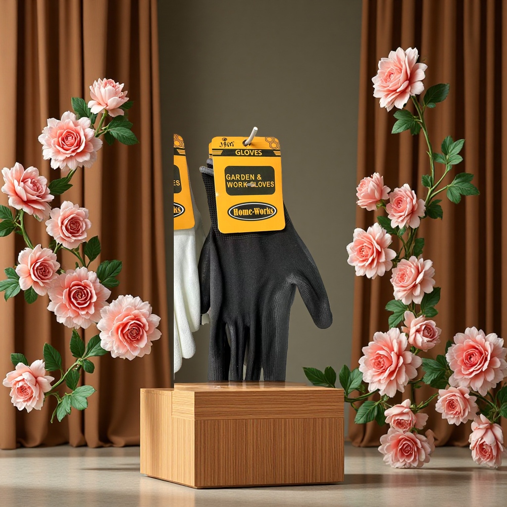 防滑硅胶厨房手套 1双装 耐高温防烫手 抗菌耐用