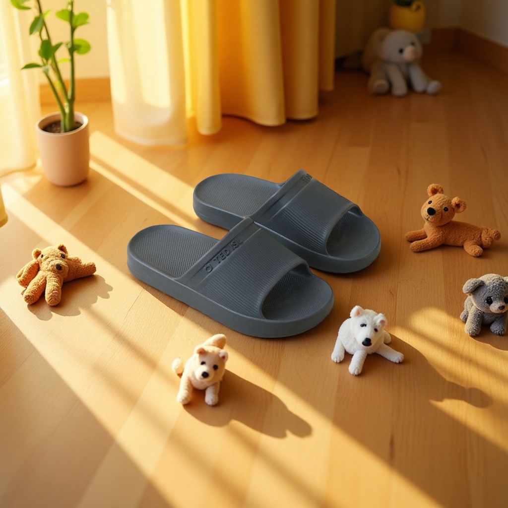 Chenier Slippers, Slippers House, Shoes Cleaning, Sterilization, Fluffy, Soft, Anti-slip 135213801 details Picture