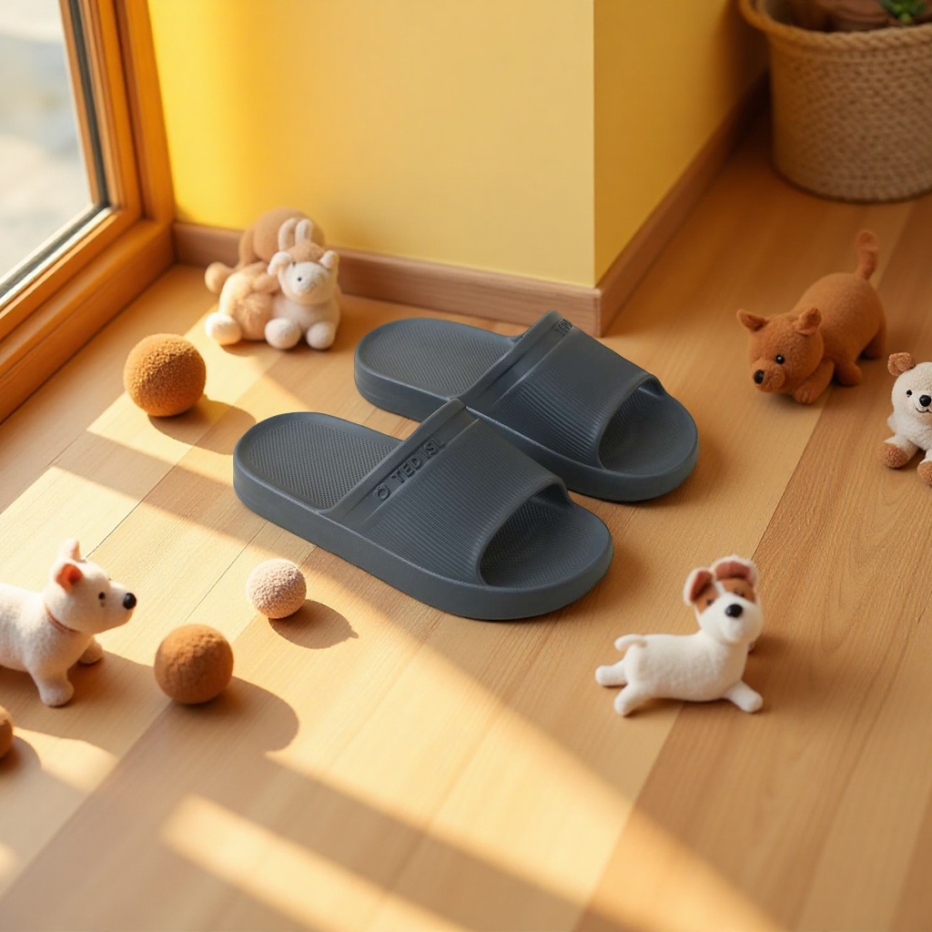 Chenier Slippers, Slippers House, Shoes Cleaning, Sterilization, Fluffy, Soft, Anti-slip 135213801 Specification image