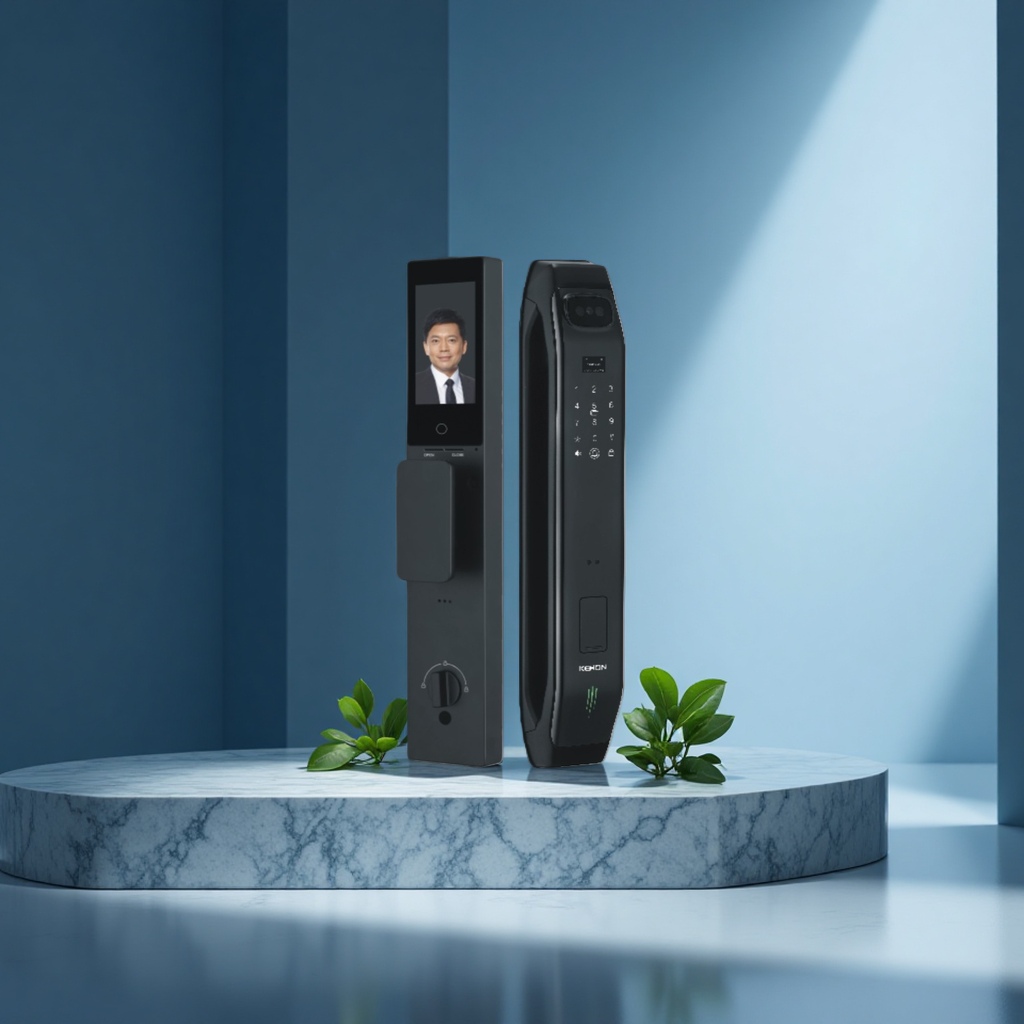 FACERECOGNITION SMART LOCK人脸识别指纹识别智能锁V6R