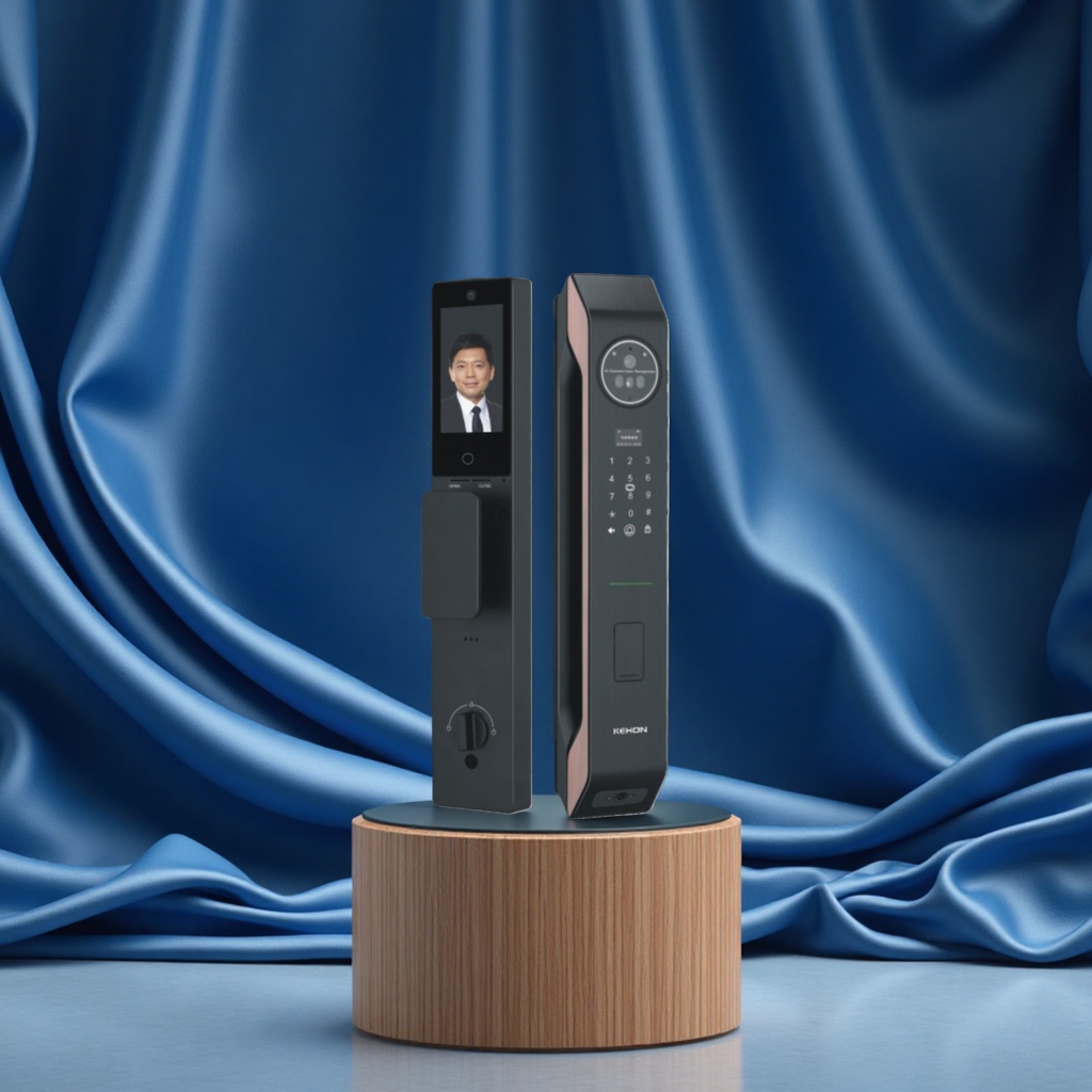 FACERECOGNITION SMART LOCK掌静脉识别人脸识别指纹识别智能锁V10R