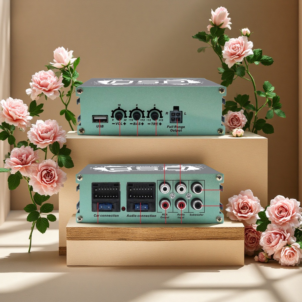 Automotive DSP power amplifier high-definition audio effect professional-grade car audio system Item Picture