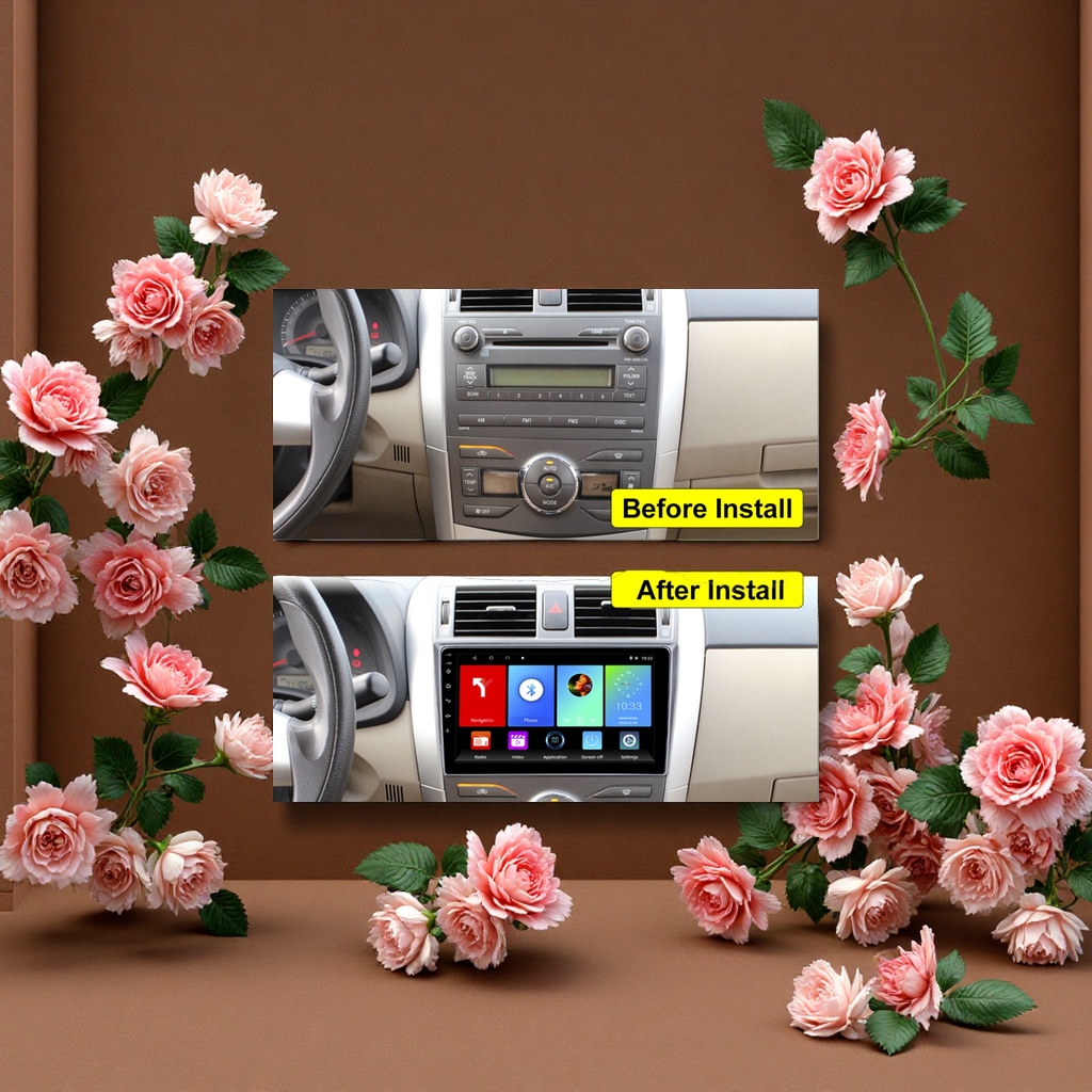 The upgraded Android system version of the Toyota Volkswagen central control screen for dedicated vehicles details Picture