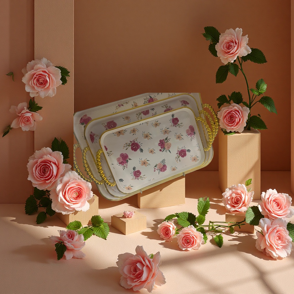 简约风陶瓷餐盘家用早餐盘午餐盘饭盘组合套装