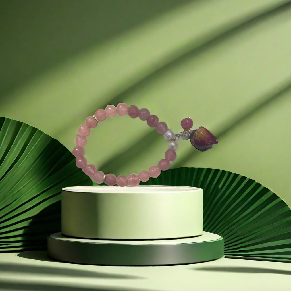 A fashionable and simple natural pearl bracelet for women as a birthday gift for your girlfriend details Picture