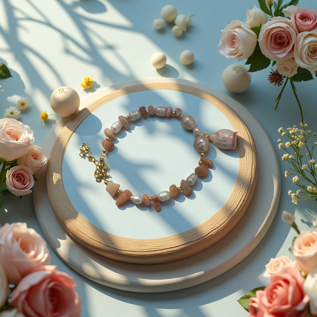 Natural crystal bracelet, pure silver pendant, fashionable and simple long necklace for women as a gift for your girlfriend details Picture