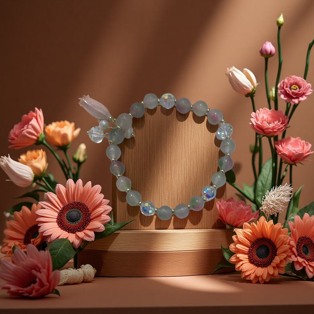 A fashionable and simple natural crystal bracelet for women as a gift for your girlfriend and best friend Specification image