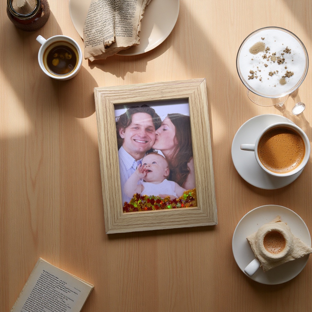 This simple and modern decorative picture frame is suitable for hanging paintings in the living room and bedroom Specification image