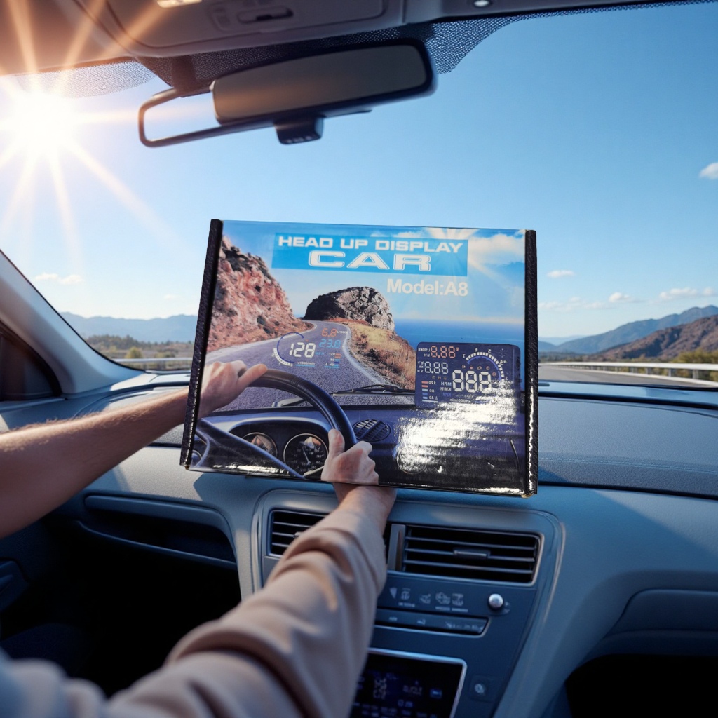 Overspeed alarm, head-up display, voltage, fuel consumption, mileage, water temperature alarm, and rotational speed display Application Scenario