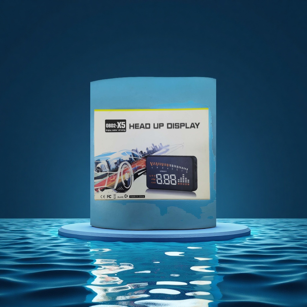 Head-up display water temperature, speed and voltage alarm Application Scenario