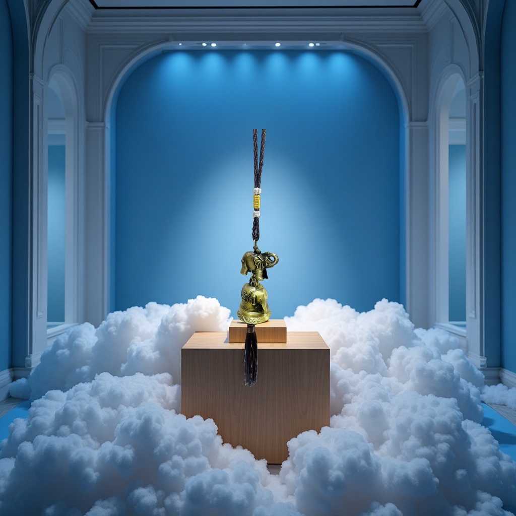 Elephant wind chime pendant, pastoral creative pendant Application Scenario