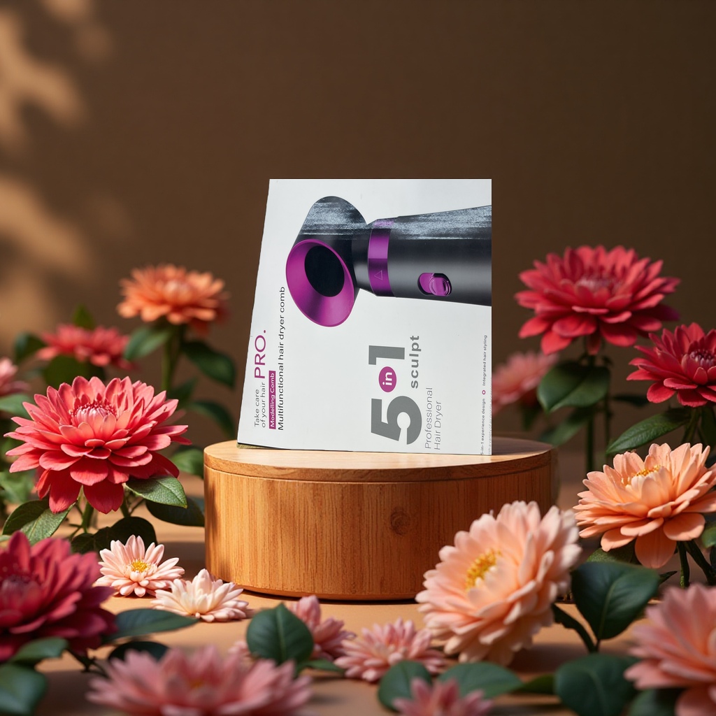 Portable high-speed hair dryer, exquisite design, hair care, silent model, 2000w high power details Picture