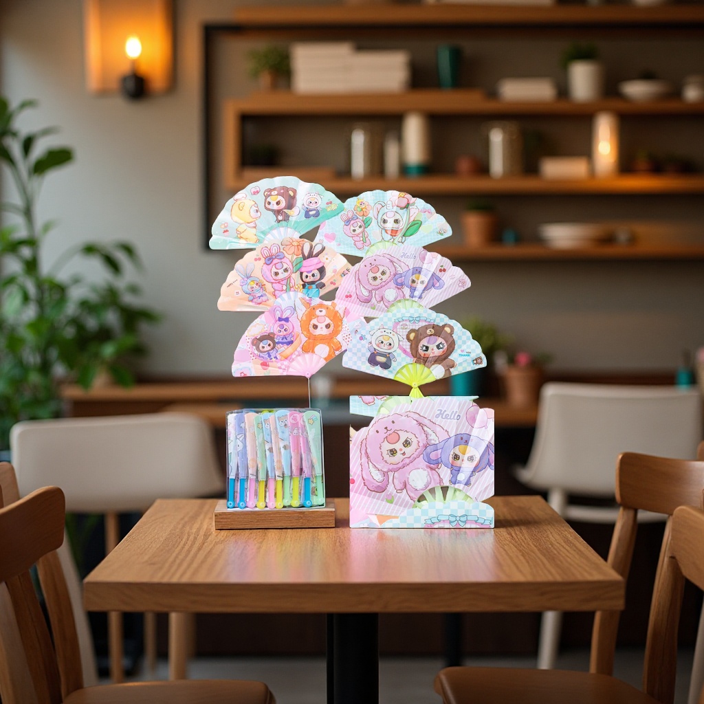便携折叠竹制扇子清凉降温防蚊户外纳凉神器细节图