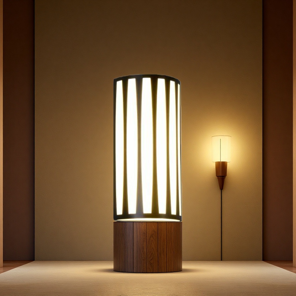 Wabi-sabi style standing lamp, gypsum table lamp, starry sky lamp, wall lamp and decorative painting combination set details Picture